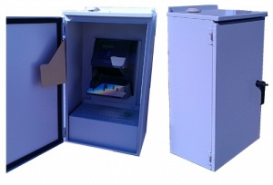 Weather Resistant Enclosure with Fan for HandPunch Time Clock